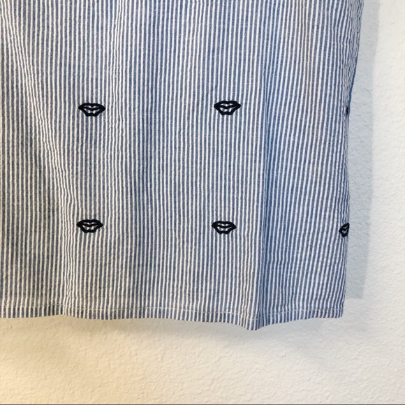 Blue and White Striped Tank Top Size L from MANGO - Picture 4 of 6